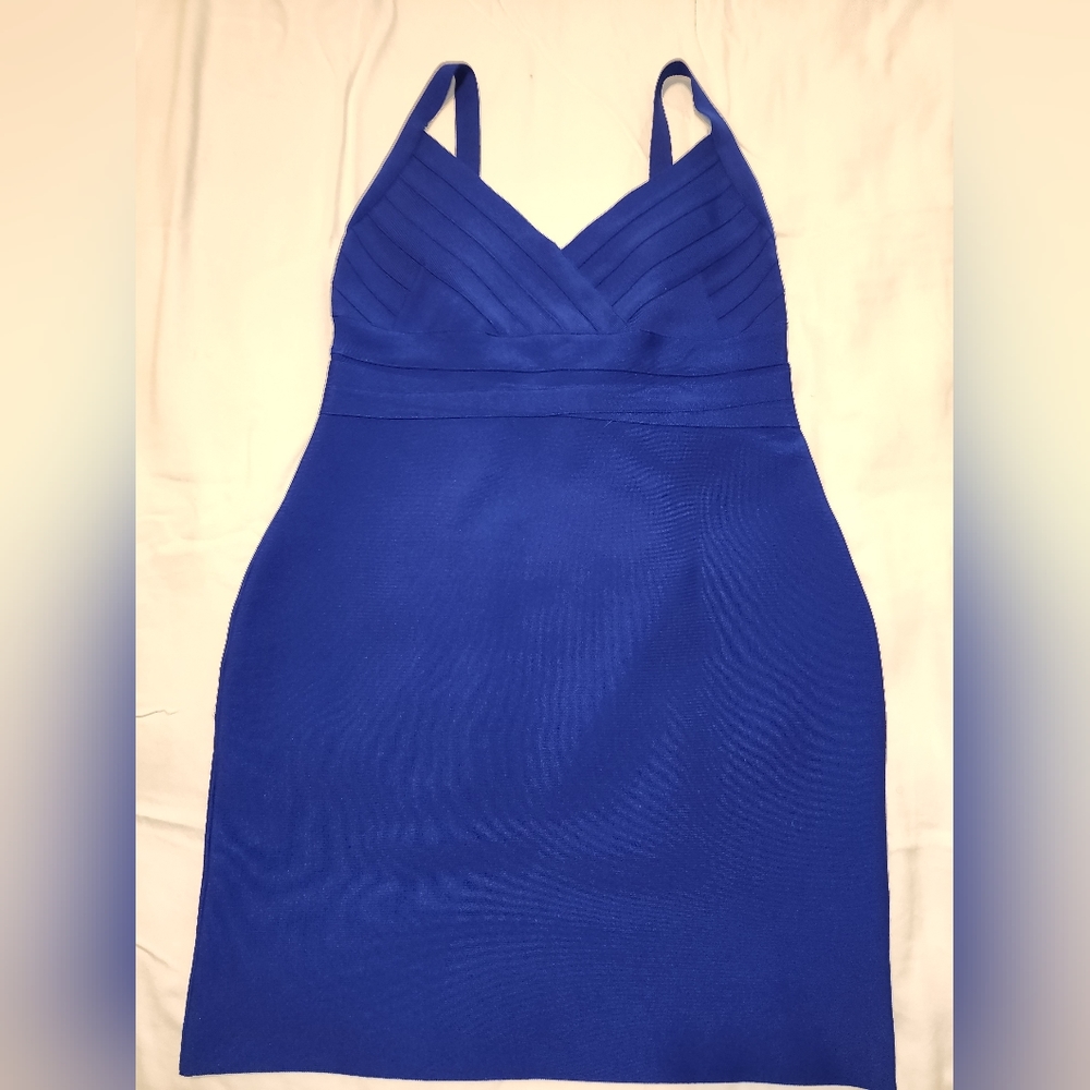 Dark blue bandeau mimi dress